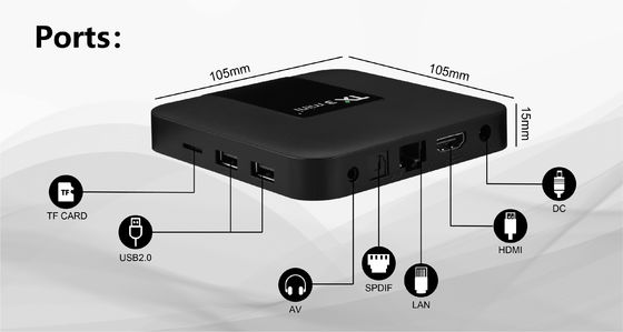 Amlogic S905 OTT Android TV Box TX3 Mini 2G 16G 4K H.265 2.4G Bộ thu phát trực tuyến