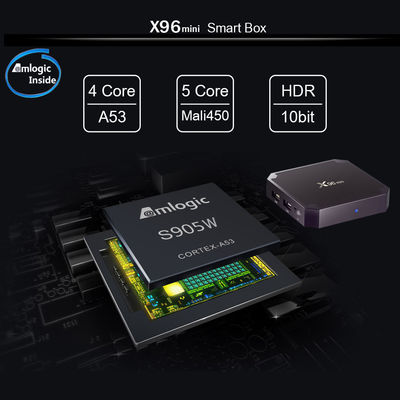 X96 Mini Amlogic S905W Quad Core OTT Android TV Box 2GB 16GB WiFi 2.4GHz Android 9.0