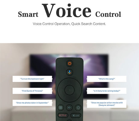 TVMATE Bluetooth4.2 Điều khiển từ xa TV được kích hoạt bằng giọng nói cho Android Set Top Box