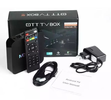 HD miễn phí phát sóng  OTT TV Box MXQ PRO 4K 4 Core 64bit Android 7.1 H.265