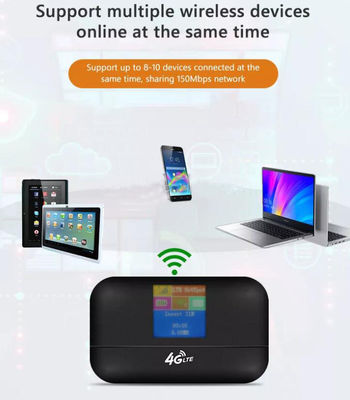 Thiết bị Wifi bỏ túi di động 3200mAh Bộ định tuyến điểm truy cập di động 5G 150Mbps