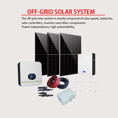 10kw Hybrid On Grid Home Hệ thống biến tần năng lượng mặt trời PV năng lượng mặt trời Pin lithium-Ion