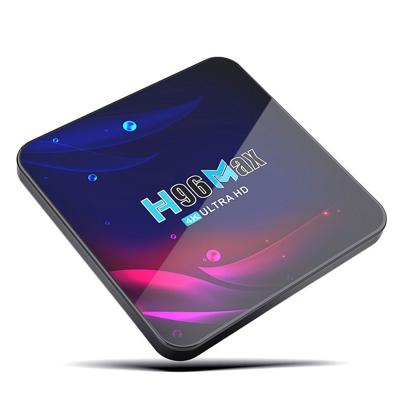 Hộp giải mã Rk3318 H96 tùy chỉnh Max 4k Android 10.0 Quad Core H96max