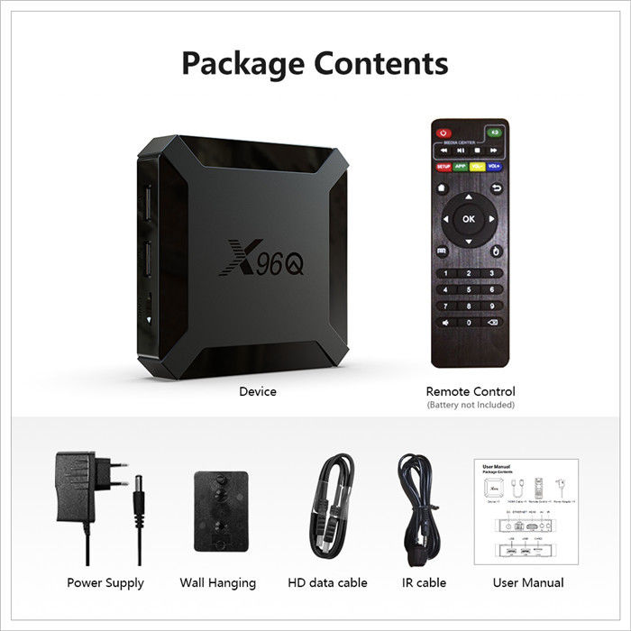 X96Q Smart Allwinner OTT Android TV Box H313 Quad Core 2GB 16GB Điều khiển bằng giọng nói