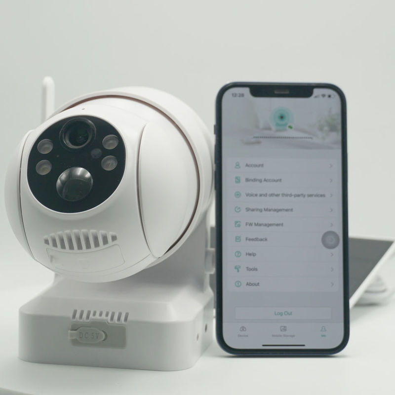 Báo động tầm nhìn ban đêm FHD Bảng điều khiển năng lượng mặt trời IP Camera PTZ thông minh Hệ thống camera quan sát cho an ninh Bardi