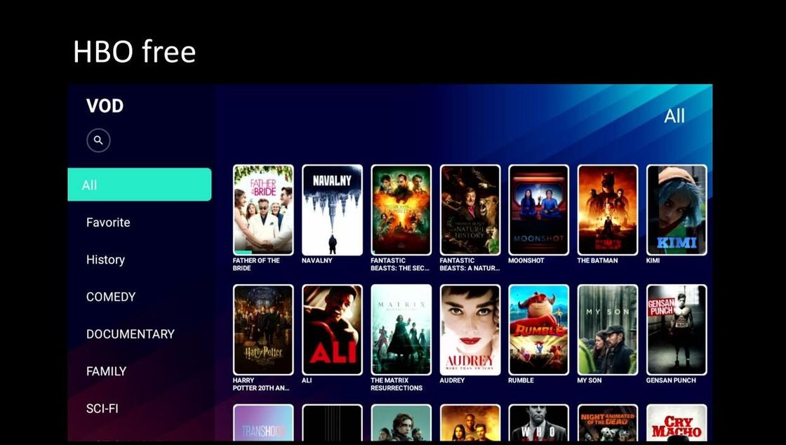Hộp thông minh 3D 4K OTT Google Tv Box với đầu phát ATV lõi tứ 4K đáng tin cậy